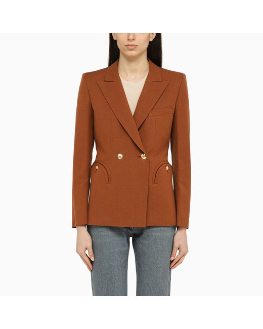 Blazé Milano Amara rust-coloured linen and jacket