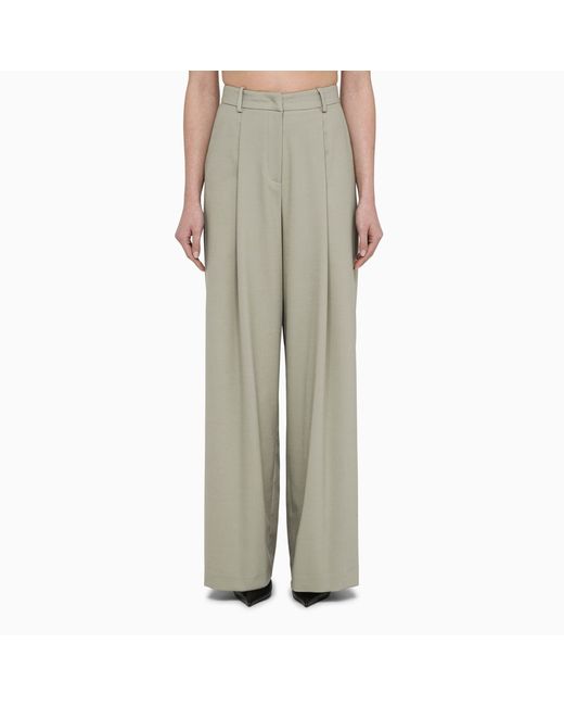 Federica Tosi Sage wool-blend wide trousers