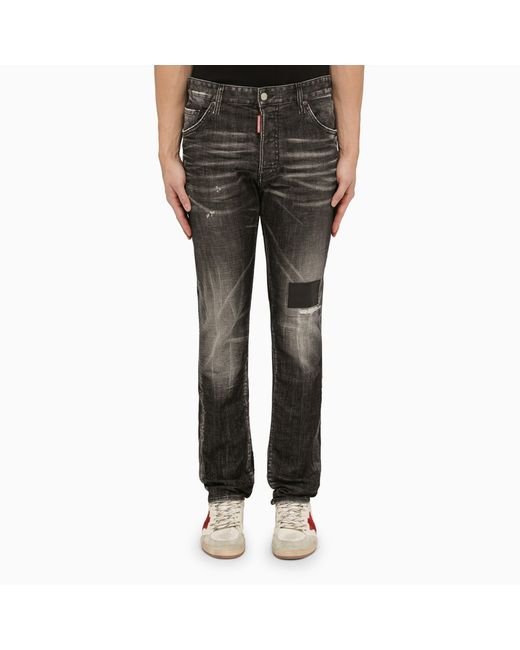 Dsquared2 washed jeans with wears