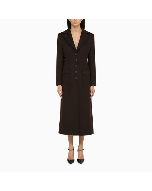 Dolce & Gabbana slim-fit single-breasted coat