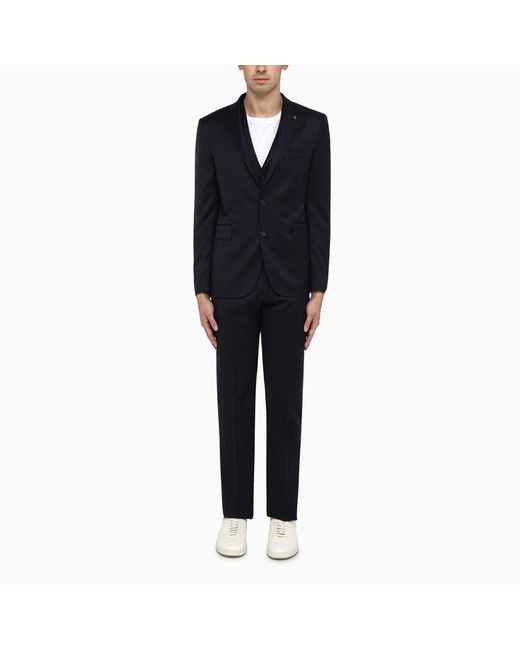 Tagliatore Single-breasted navy suit