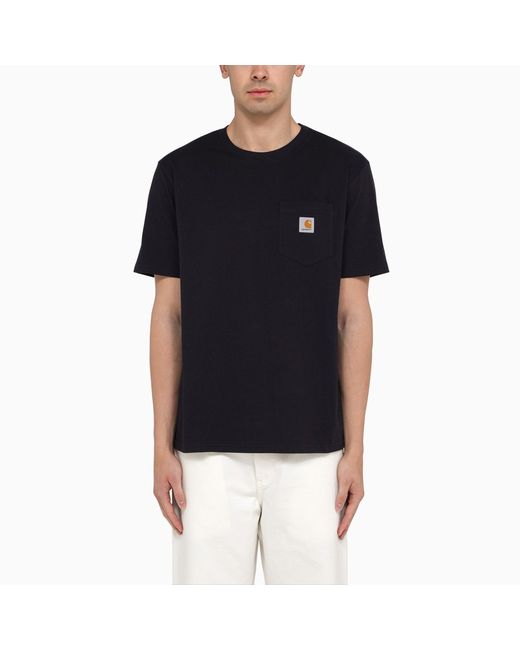 Carhartt Wip S/S Pocket dark navy T-Shirt