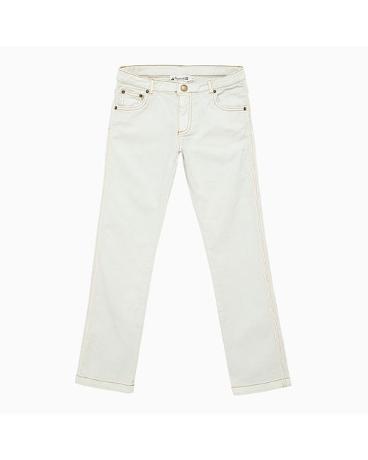 Bonpoint Regular white denim jeans