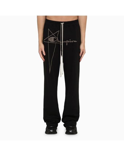Rick Owens Dietrich Drawstring jogging trousers with logo
