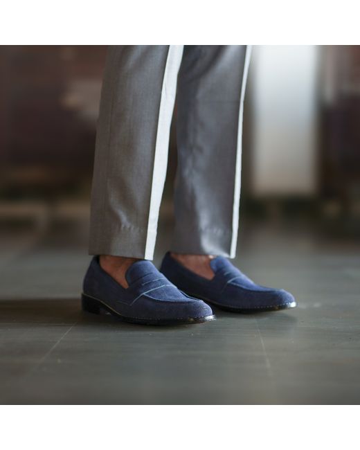 Eviternity Baxton Suede Leather Loafers