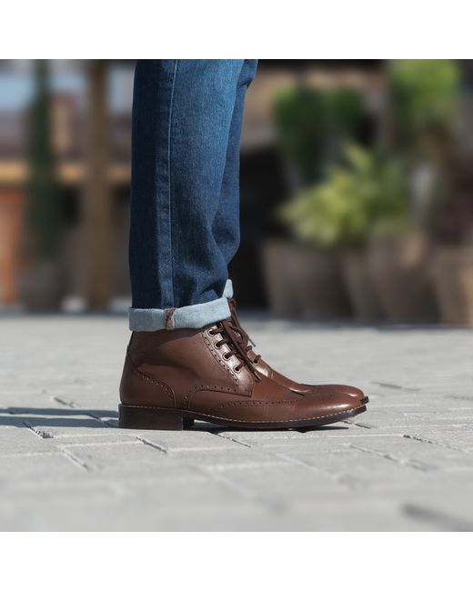 Eviternity Duster Brogues Derby Leather Boots