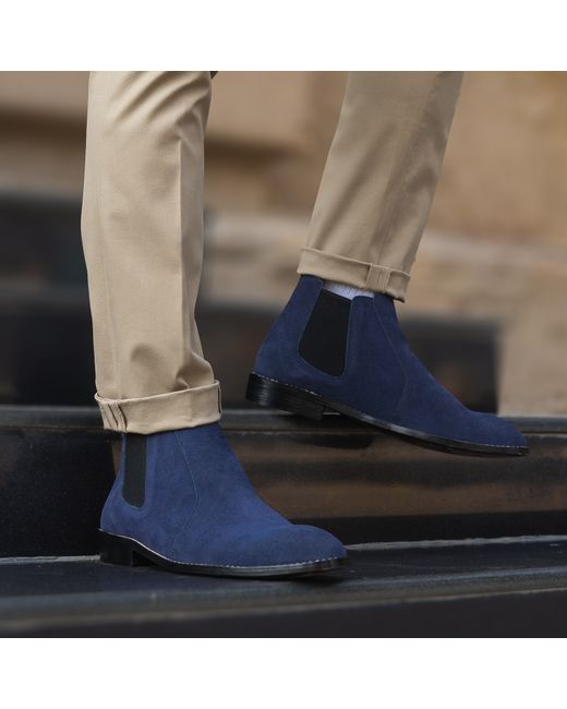 Eviternity Clarkson Chelsea Midnight Suede Leather Boots
