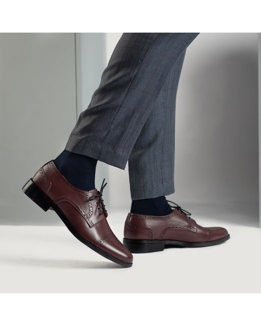 Eviternity Dirk Brogues Derby Leather Shoes