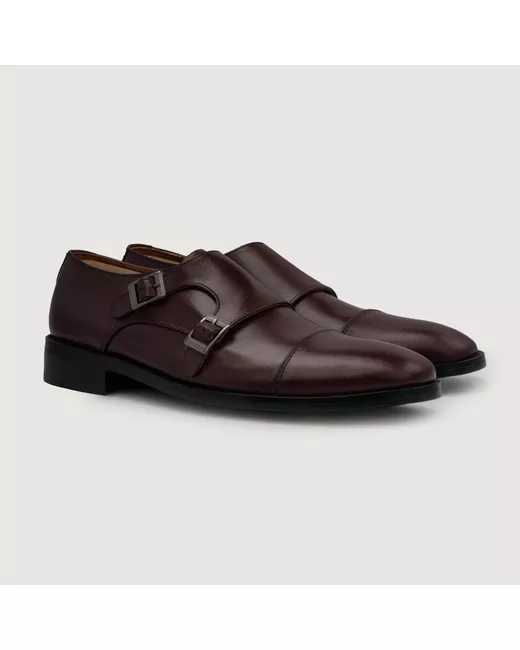 Eviternity Boston Double Monk Strap Leather Shoes