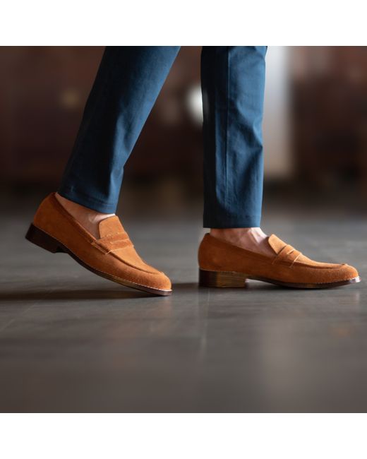 Eviternity Baxton Suede Leather Loafers
