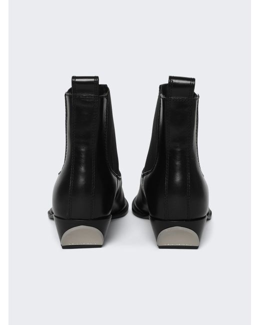 Alexander Wang Slick Leather Ankle Boot