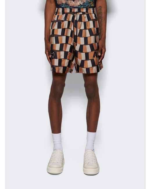 Amiri Snake Checker Shorts