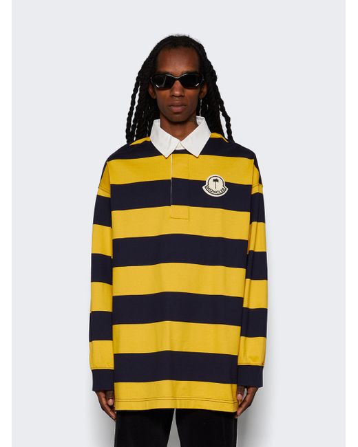 Moncler X Palm Angels Long Sleeve Polo Shirt