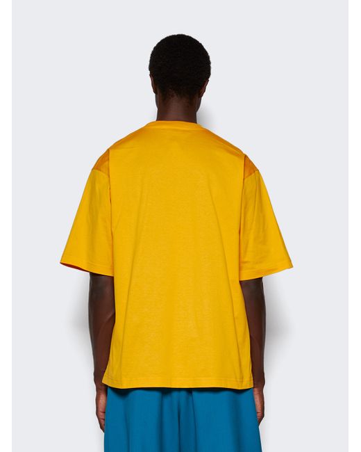 Marni Logo T-shirt With Dripping Paint Design