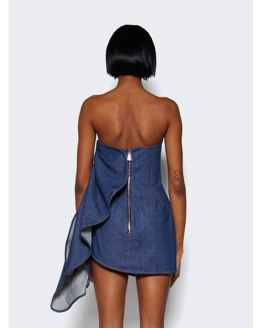 Laquan Smith Strapless Cocktail Dress
