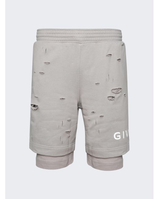 Givenchy Distressed Bermuda Shorts