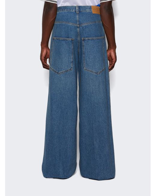 Gucci Denim Pant With Label