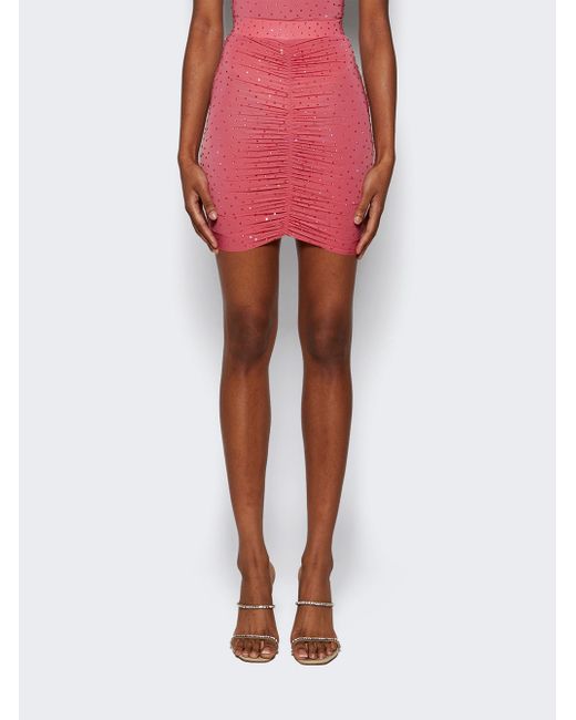 Alex Perry Ruched Mini Skirt