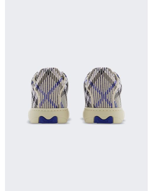 Burberry Check Knit Box Sneakers