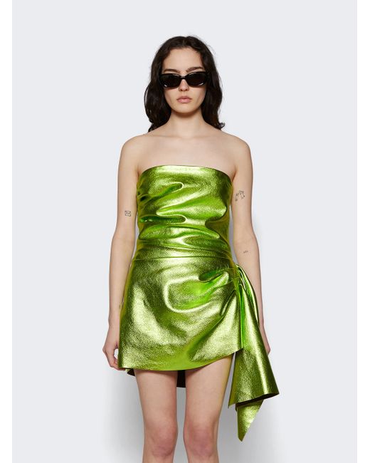 Laquan Smith Strapless Cocktail Dress