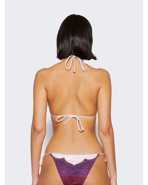 Jean Paul Gaultier Cartouche Printed Bikini Set