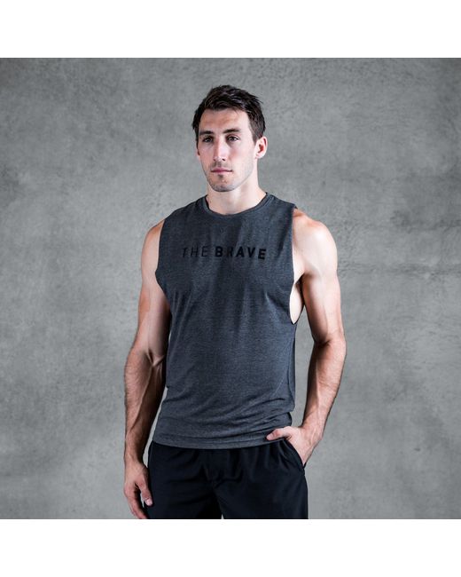 The Brave Signature Tank 2.0 Charcoal Marl