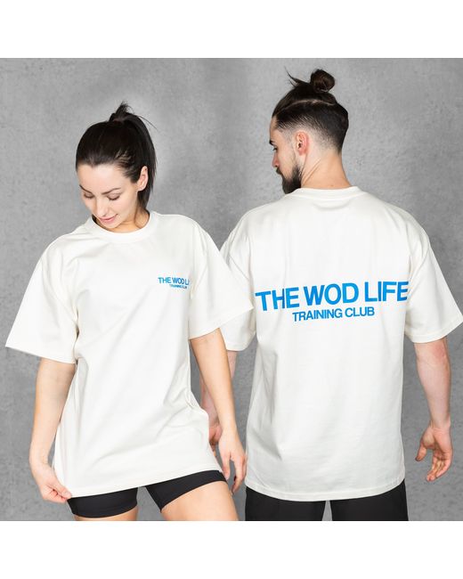 The WOD Life Twl Lifestyle Oversized T-Shirt Training Club Bone/Royal