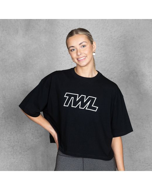 The WOD Life Twl Oversized Cropped T-Shirt Athlete 2.0 Black/
