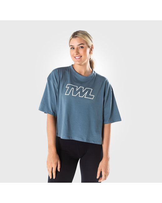 The WOD Life Twl Oversized Cropped T-Shirt Athlete 2.0 Pewter/