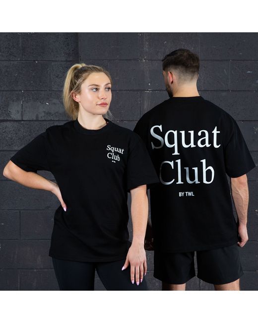 The WOD Life Twl Lifestyle Oversized T-Shirt Squat Club