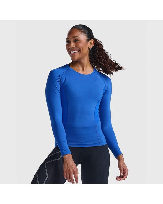 2Xu Womens Core Compression Game Day Long Sleeve Royal