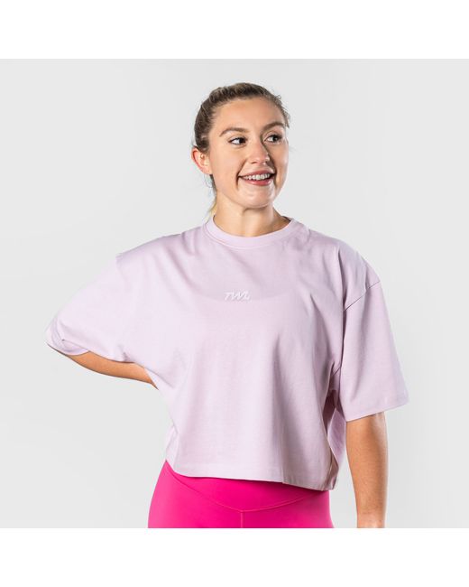 The WOD Life Twl Lifestyle Oversized Cropped T-Shirt Lavender