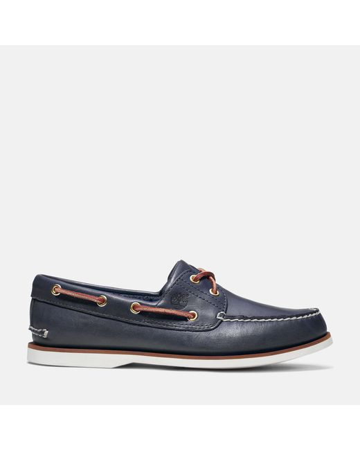 Timberland Classic Two-eye Boat Shoe For In Navy