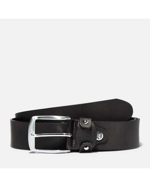 Timberland Square-buckle Leather Belt With Loop Logo For In