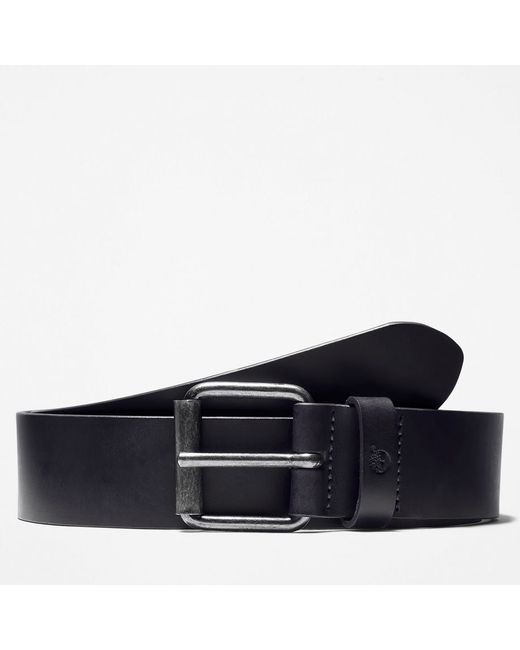 Timberland Leather Belt For In Navy