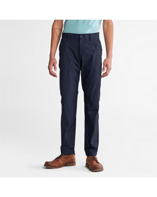 Timberland Sargent Lake Super-lightweight Stretch Chino Trousers For In Navy