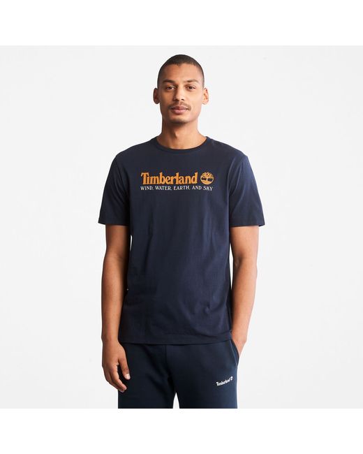 Timberland Wind Water Earth And Sky T-shirt For In Navy