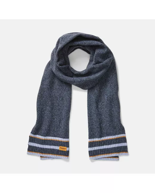 Timberland Multi-stripe Tip Scarf For In Blue