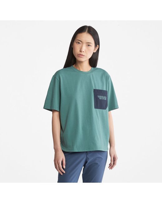 Timberland Timberchill Pocket T-shirt For In Teal