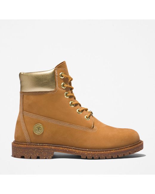Timberland Heritage 6 Inch Boot For In Yellow/gold Light