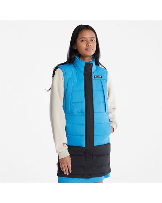 Timberland Long Puffer Gilet For In black