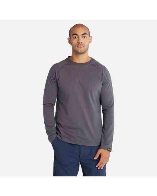 Timberland Pro Core Long-sleeve T-shirt For In Dark Grey
