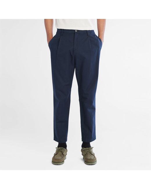 Timberland Lightweight Woven Trousers For In Navy