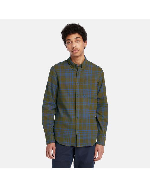 Timberland Heavy Flannel Check Shirt For In Dark