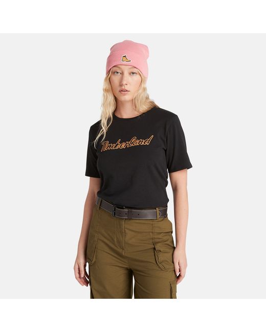 Timberland Texture Logo T-shirt For In
