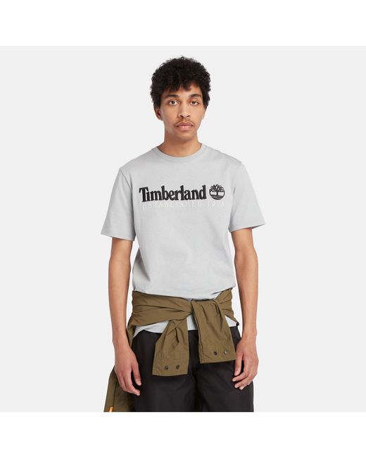 Timberland Est. 1973 Crew T-shirt For In Grey