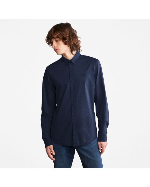 Timberland Eastham River Fitted Shirt For In Navy