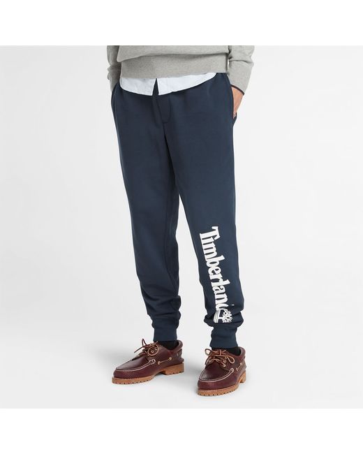 Timberland Logo Tracksuit Bottoms For In Navy
