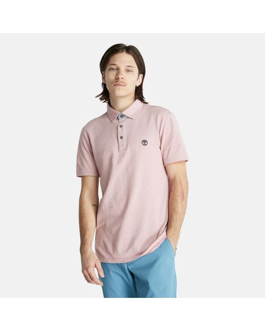 Timberland Baboosic Brook Slim-fit Oxford Polo For In Brown