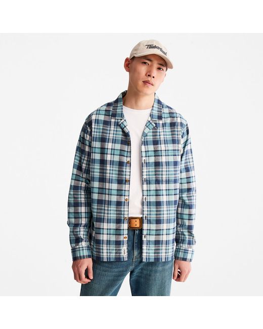 Timberland Outdoor Heritage Check Shirt For In Navy